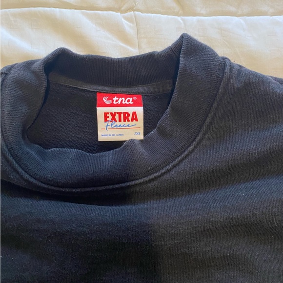 Tna extra fleece perfect crew sweatshirt - Picture 2 of 3